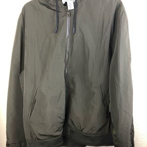 H&M Men’s XL Brown Windbreaker Jacket